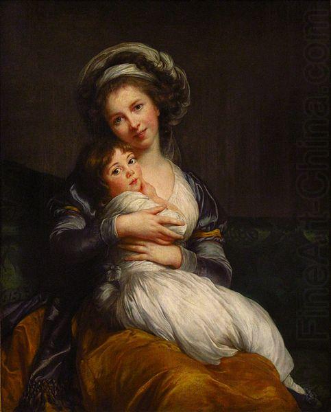 Elisabeth LouiseVigee Lebrun Madame Vigee Le Brun et sa fille china oil painting image